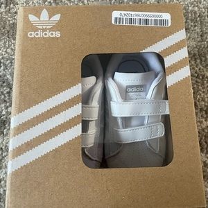 Brand New Adidas Superstar Crib Shoes
